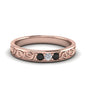 Classic Mens 3 Stone Wedding Band