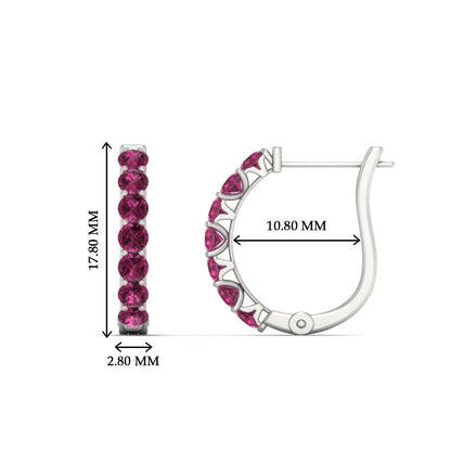 Modern Huggie Hoop Earrings
