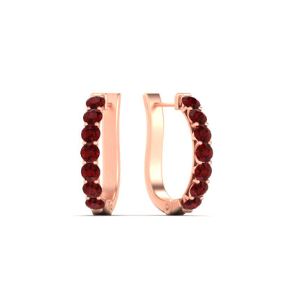 Modern Huggie Hoop Earrings