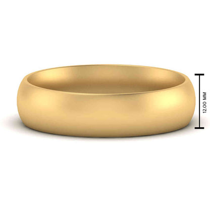 Comfort Fit Mens Wedding Band