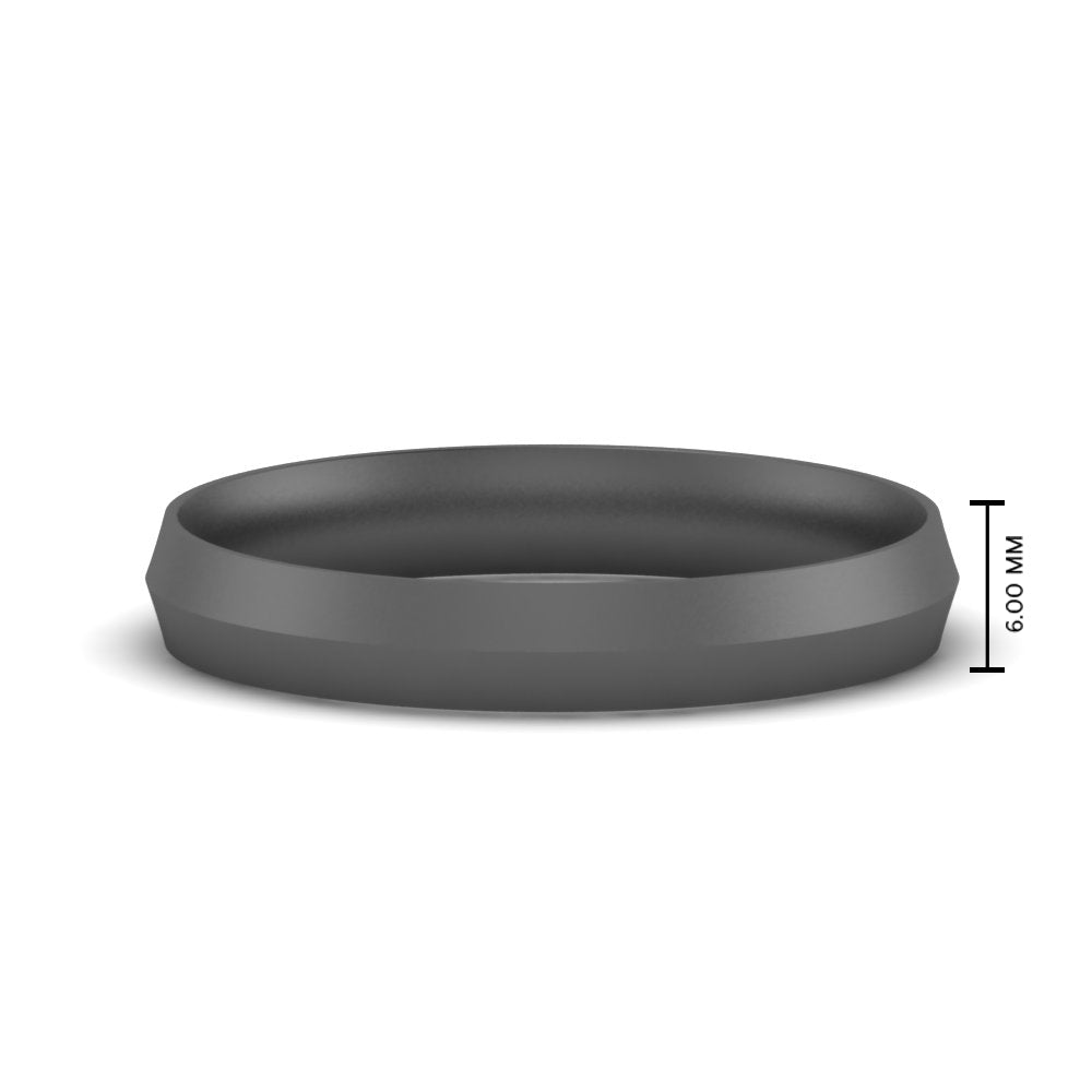 Comfort Fit Knife Edge Mens Band