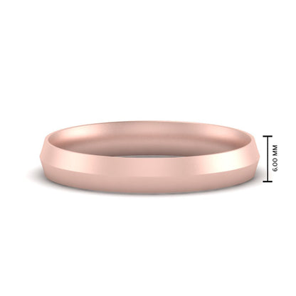 Comfort Fit Knife Edge Mens Band