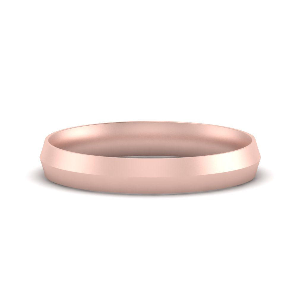 Comfort Fit Knife Edge Mens Band