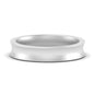 Comfort Fit Concave Mens Band