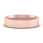 Comfort Fit Flat 4 mm Mens Wedding Band