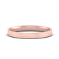 Comfort Fit Flat 4 mm Mens Wedding Band