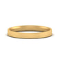 Comfort Fit Flat 4 mm Mens Wedding Band