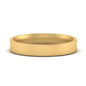 Comfort Fit Flat 4 mm Mens Wedding Band