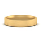 Comfort Fit Flat 4 mm Mens Wedding Band
