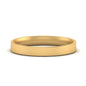 Comfort Fit Flat 4 mm Mens Wedding Band