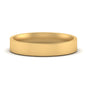 Comfort Fit Flat 4 mm Mens Wedding Band