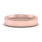 Stepped Edge Comfort Fit Flat Mens Band