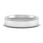 Stepped Edge Comfort Fit Flat Mens Band