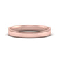 Stepped Edge Comfort Fit Flat Mens Band