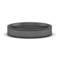 Stepped Edge Comfort Fit Flat Mens Band