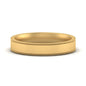 Stepped Edge Comfort Fit Flat Mens Band