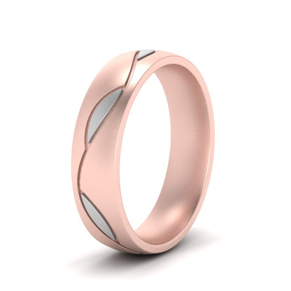 Comfort Fit Two Tone Mens Band