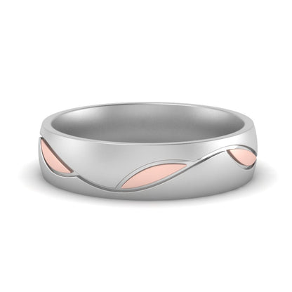 Comfort Fit Two Tone Mens Band