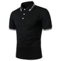 Cool Polo Men Shirt Nice Short Sleeve Polo Shirt Contrast More Color Polo New Clothing Summer Streetwear Casual Fashion Men Tops Men's Golf Polo Shirt Short Sleeve Tactical Polo Shirts Slim Fit Casual Tennis T-Shirt
