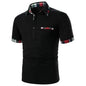 Cool Polo Men Shirt Nice Short Sleeve Polo Shirt Contrast More Color Polo New Clothing Summer Streetwear Casual Fashion Men Tops Men's Golf Polo Shirt Short Sleeve Tactical Polo Shirts Slim Fit Casual Tennis T-Shirt