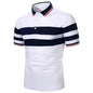 Cool Polo Men Shirt Nice Short Sleeve Polo Shirt Contrast More Color Polo New Clothing Summer Streetwear Casual Fashion Men Tops Men's Golf Polo Shirt Short Sleeve Tactical Polo Shirts Slim Fit Casual Tennis T-Shirt