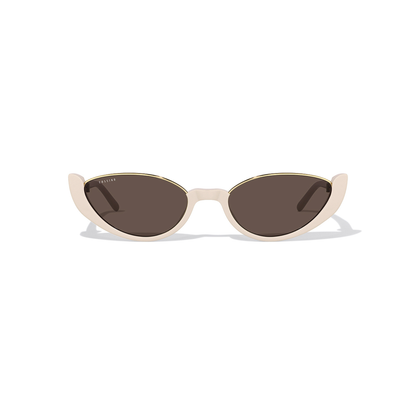 Amor 54mm Cat Eye Sunglasses | Cream