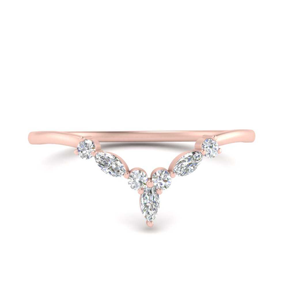 Crown Marquise And Round Band
