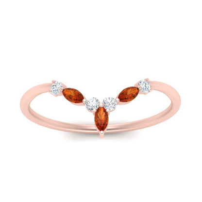 Crown Marquise And Round Band