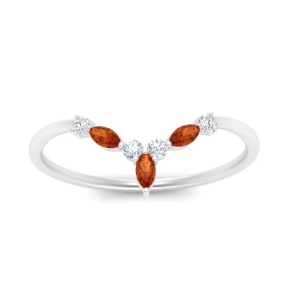 Crown Marquise And Round Band