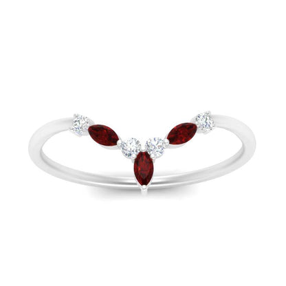 Crown Marquise And Round Band