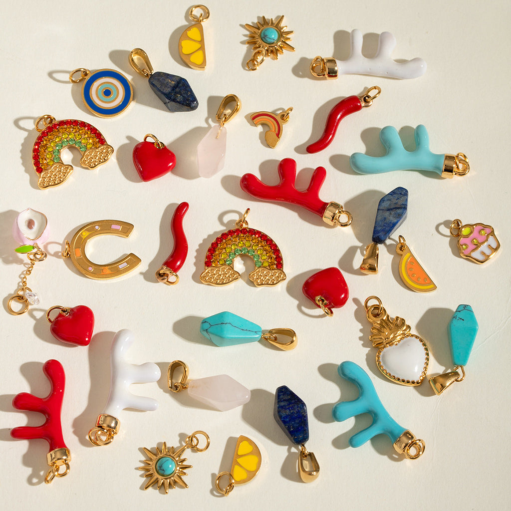 Women's Cute Drop Oil Pendant Color Retention Necklace Pendant