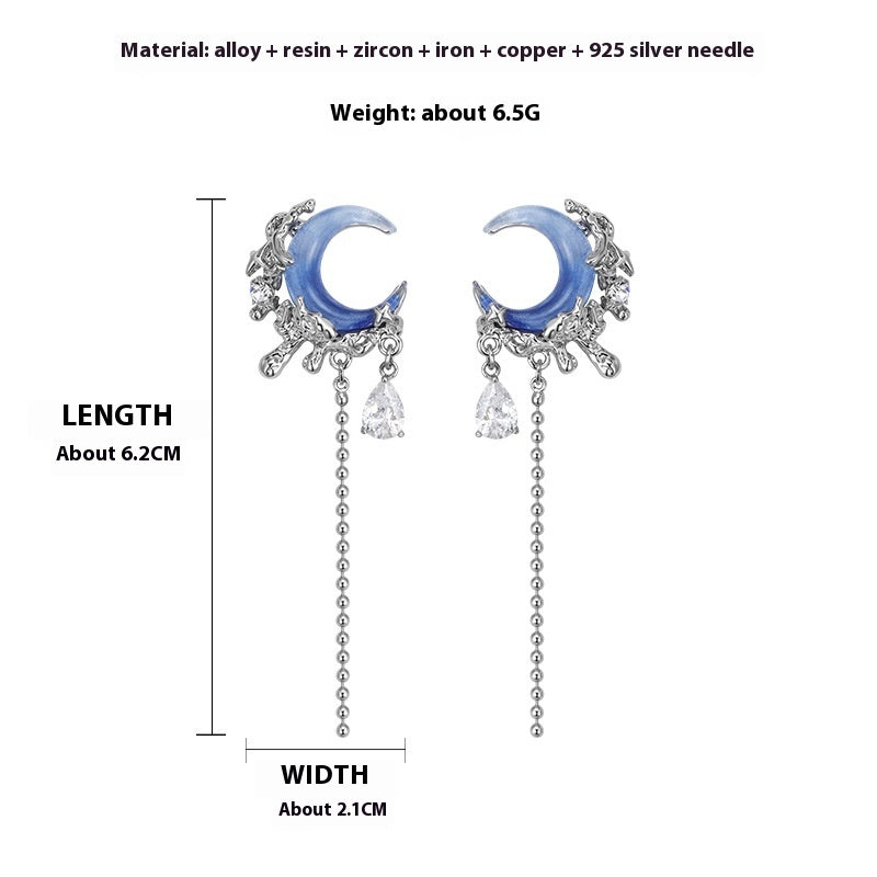 Blue Moon Series Fashion Necklace Earring Ring