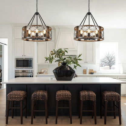 Farmhouse Round Chandelier