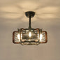 Caged Ceiling Fan with 6 LED Lights