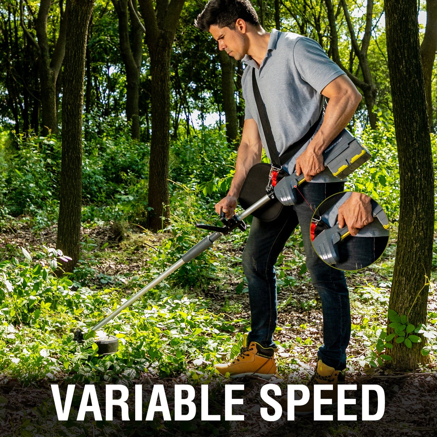 40V 13" Cordless Brush Cutter w/ Battery & Charger DB2501