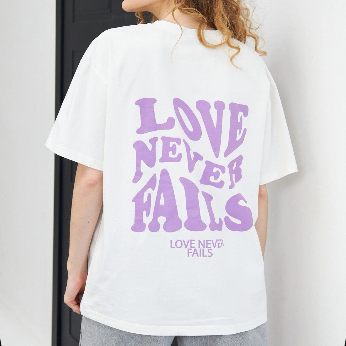 Summer All-Match Cotton T-Shirt With New Print Design