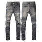 Men's Fashionable Ripped Straight-Leg Pants