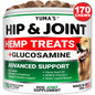 YUMA'S Hemp Hip and Joint Supplement for Dogs Glucosamine for Dogs Dog Joint Pain Relief with MSM Advanced Dog Joint Supplement Health Glucosamine for Dogs Chews  3