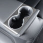 Dry Carbon Fibre Cup Holder Cover for Tesla Model 3 Highland / Model Y Juniper