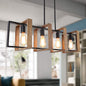 Farmhouse Linear Semi-Caged Chandelier