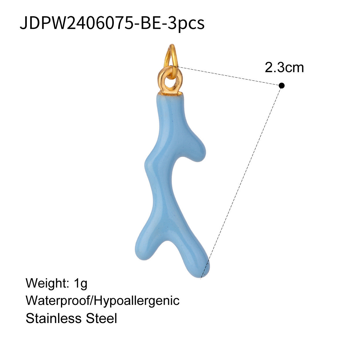 Women's Cute Drop Oil Pendant Color Retention Necklace Pendant