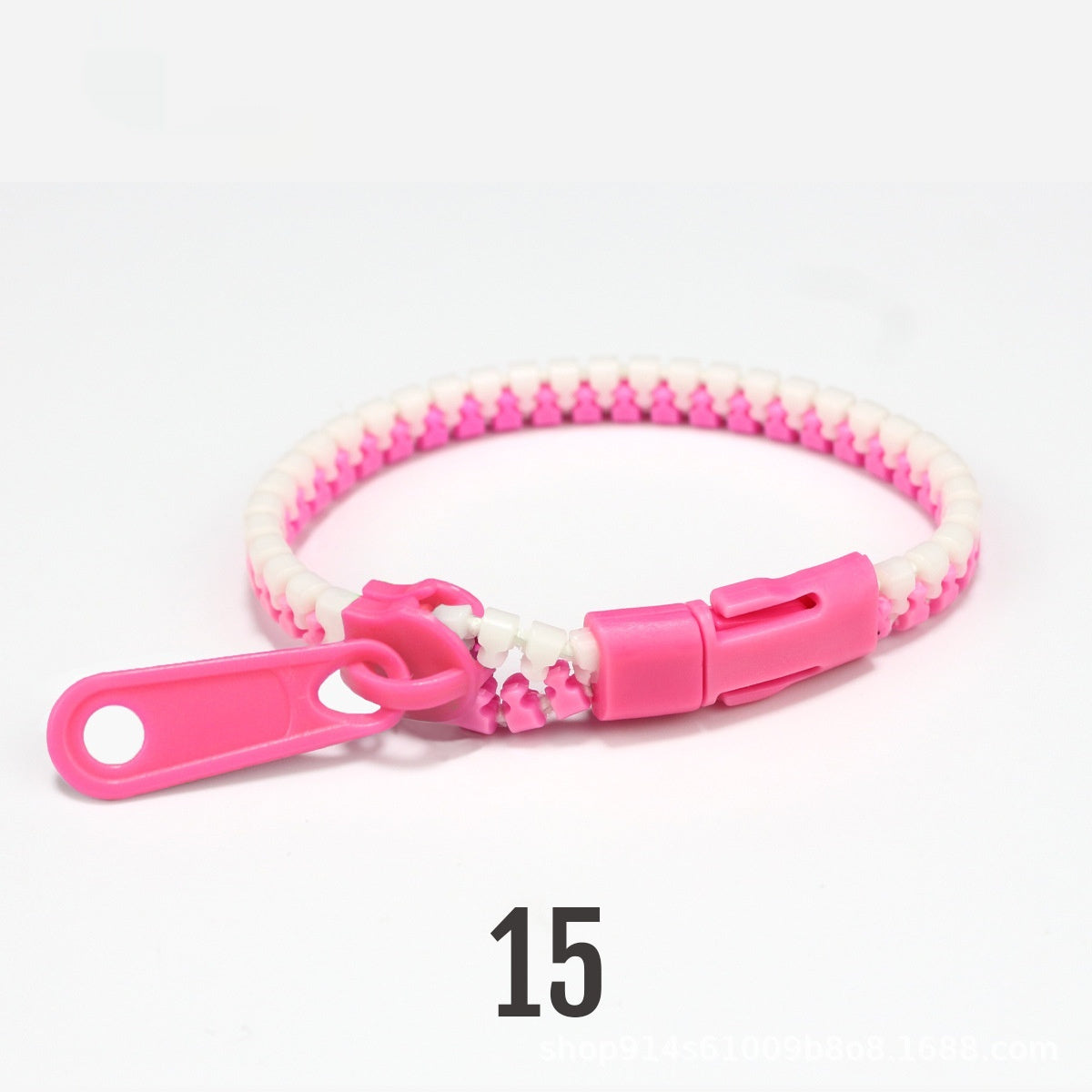 No 5 Two-color Children's Zipper Bracelet