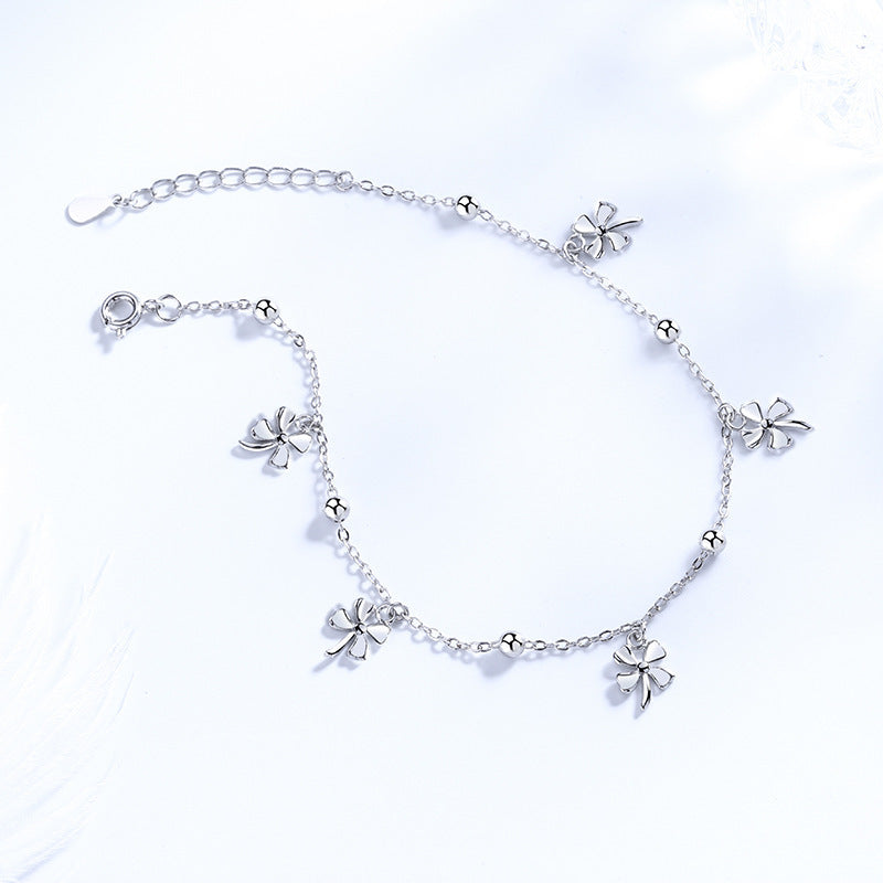 All-match Clover Beads Anklet For Women