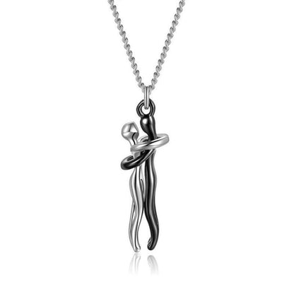 Couple Hug Necklace Romantic Men And Women