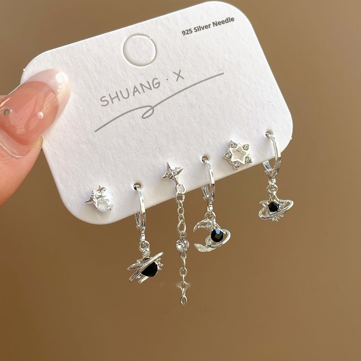 Minimalist Personality Love Butterfly Ear Clip Suit Female