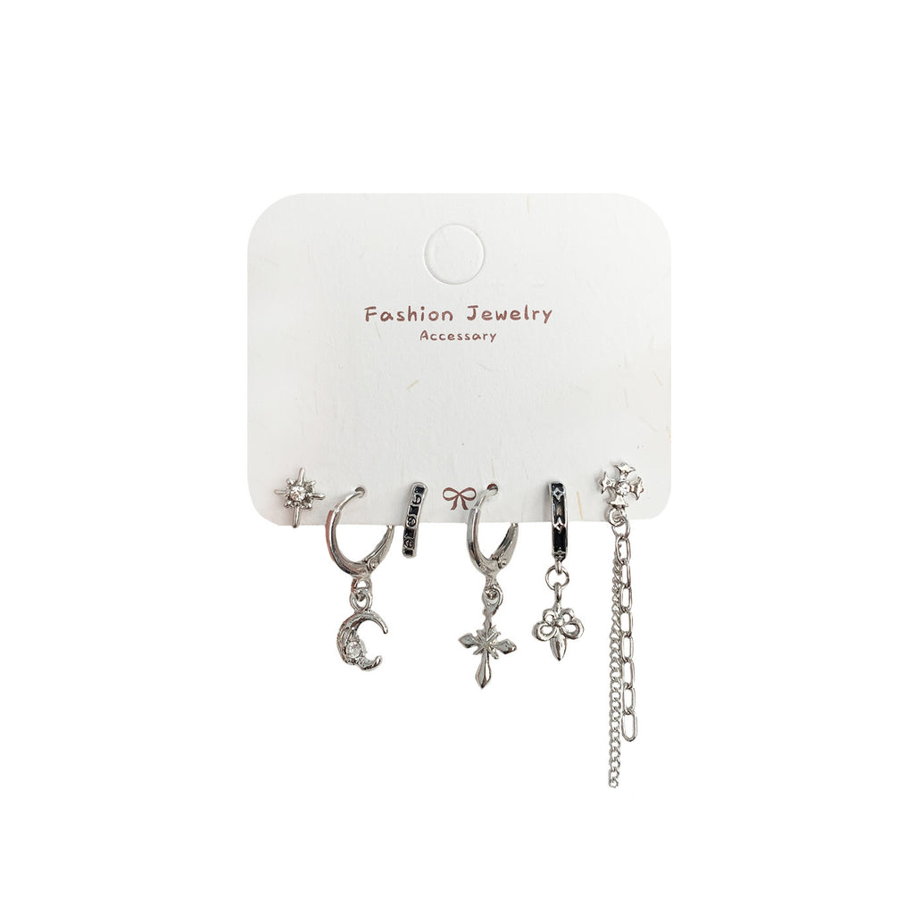 Minimalist Personality Love Butterfly Ear Clip Suit Female