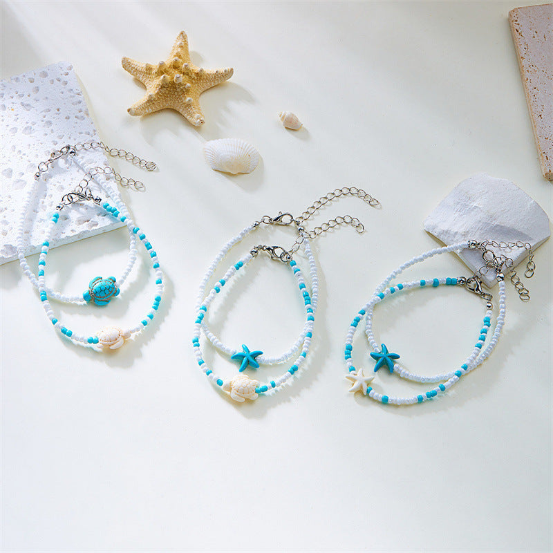 Summer Fashion Beads String Women Anklets