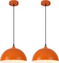 2 Farmhouse Dome Pendant Lights