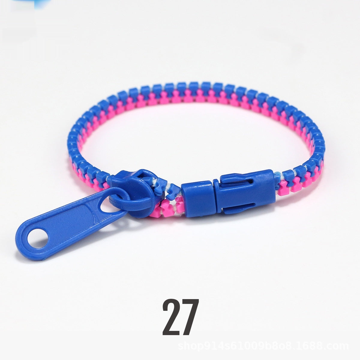 No 5 Two-color Children's Zipper Bracelet