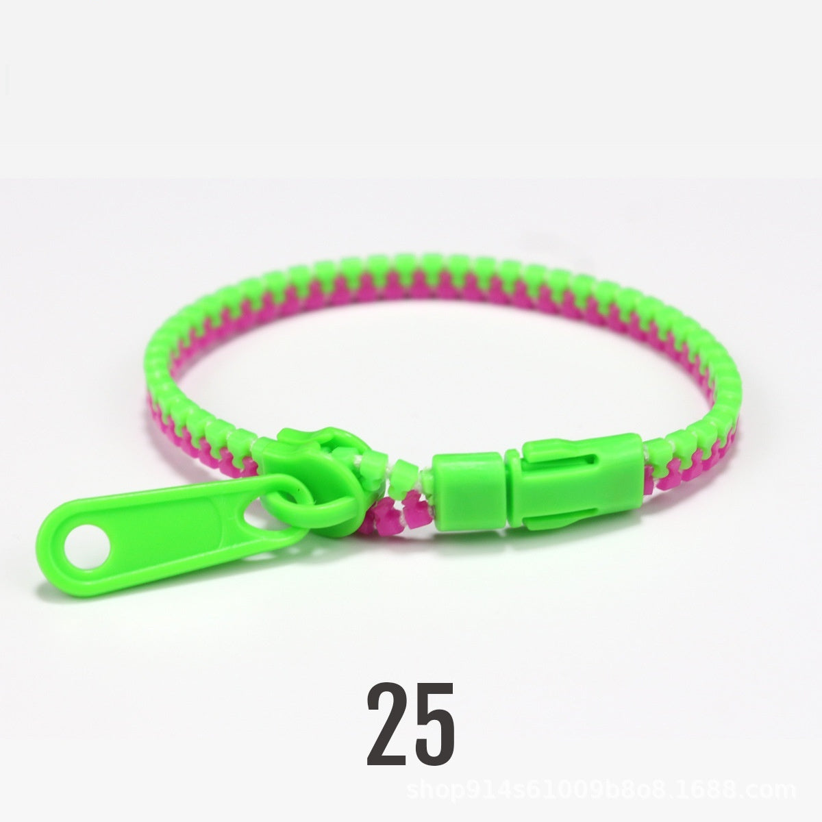 No 5 Two-color Children's Zipper Bracelet